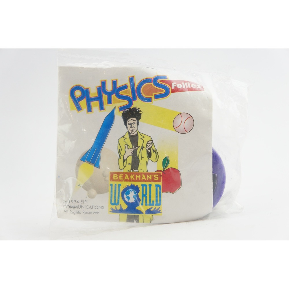 Carl's Jr Beakman's World Physics Follies Toy 1994 Vintage New In Bag